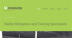 Desktop Screenshot of mn-radon.com